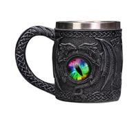 Générique Medieval Dragon Mug - Stainless Steel Insulated Beer Tankard