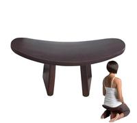 Générique Meditation, Stool, Prayer Kneeling Chair, Wooden Ergonomic Support, Comfortable Cushioned Seat, Medium Size 14x10x8 inches, Versatile for Mindfulness, Church Worship,