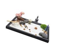 Générique Méditations de Pleine Conscience Petit Ensemble de Jardin de Bureau avec Outil de râteaux Pierre pour réduire Le Stress et améliorer la Concentration Bac à de Relaxation