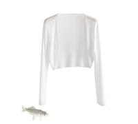 Générique Meetitsneeds Women's Ice Silk Knit Cardigan Lightweight Sun Shawl Thin Breathable Long Sleeve Cover-Up