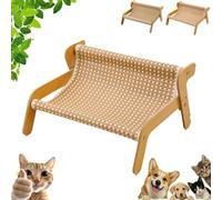 Générique Mellowkin Cat Scratcher Couch, The Claw Lounge for Cats, 2-in-1 Cats Sisal Chair, Refreshing Pet Bed for All Seasons, for Healthy Scratching and Relaxing (Cool Mat)