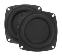 Générique Membranes de Remplacement pour Haut-parleur Voiture 4 Pouces 2pcs en Fer Robuste Facile à Installer Accessoires Audio Automobile