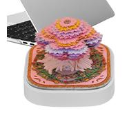 Générique Mémo 3D - Calendrier 3D 2026 | Calendrier de sculpture en papier arbre | Paper Art Tear Away Sculpture for Child Student Adult Home Decor Advent Festival Festival Planification des vacances