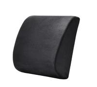 Générique Memory Foam Lumbar Cushion | Plush Car & Office Back Support Pillow | Slow Rebound, Ergonomic Comfort | 12.6x11.8x3.9-inch Lower Back Cushion for Work, Study, Driving