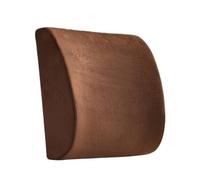 Générique Memory Foam Lumbar Cushion | Plush Car & Office Back Support Pillow | Slow Rebound, Ergonomic Comfort | 12.6x11.8x3.9-inch Lower Back Cushion for Work, Study, Driving