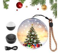 Générique Memory Orb Ball, Memory Sphere Video Lamp, Boule de Cristal Affichage Numérique HD, Cadeau Personnalisé Créatif 3D Pouranniversaires, Mariage, Noël, Halloween, Fête, Nuit, Souvenir,Noir