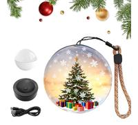 Générique Memory Orb Ball, Memory Sphere Video Lamp, Boule de Cristal Affichage Numérique HD, Cadeau Personnalisé Créatif 3D Pouranniversaires, Mariage, Noël, Halloween, Fête, Nuit, Souvenir,Blanc