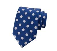 Générique Men Polka Dot Tie Classic Woven Necktie for Business Suit, Stylish Dot Pattern Formal Tie for Wedding Office Party