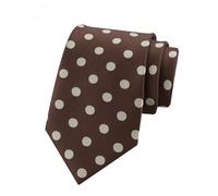 Générique Men Polka Dot Tie Classic Woven Necktie for Business Suit, Stylish Dot Pattern Formal Tie for Wedding Office Party