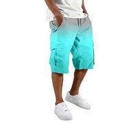 Générique Men’s Gradient Cargo Pants for Everyday Workwear - Enhanced Comfort Functional Pockets and Stitching (Light Purple, XXL)