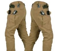 Générique Men’s Winter Tactical Pants - Fleece Lined, Durable, Stretchable for Cold Weather Work & Outdoor Adventures (Khaki,4TG)