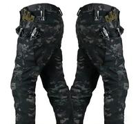 Générique Men’s Winter Tactical Pants - Fleece Lined, Durable, Stretchable for Cold Weather Work & Outdoor Adventures (B,TG)