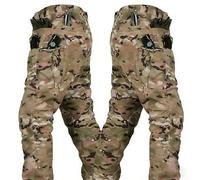 Générique Men’s Winter Tactical Pants - Fleece Lined, Durable, Stretchable for Cold Weather Work & Outdoor Adventures (A,TG)