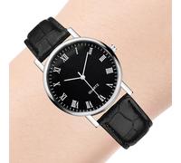 Générique Men’s Wrist Watch - Classic Analog Watch with Leather Strap | Casual Business for Men & Women, Fashion Wristwatch for Daily Wear, Office & Events