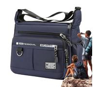 Générique Men Shoulder Bag, Travel Kit, Organized Compartment System with Anti Splash Protection Design, Utility Accessory Set, Sleek Urban Style Design, Outdoor Use for Everyday Carry