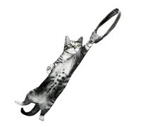 Générique Men Ties Funny Cat Neck Tie - 150cm Animal Print Necktie | 3D Feline Pattern Fashion Tie Polyester | Novelty Party Costume Accessory for Halloween Christmas Wedding Events