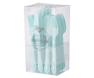 Générique MÉNAGÈRE 40 PIÈCES RÉUTILISABLE Baroque Aqua PERLÉ