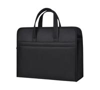 Générique Men's Large Capacity Briefcase Fabric Zipper Closure Office Commuter Bag ，Compatible For And Daily Commuting