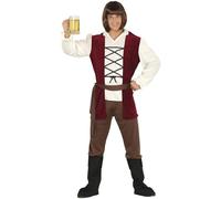 Fiestas Guirca Déguisement Tavernier Raymond Médiéval pour Homme Multicolore Taille M (48-50)