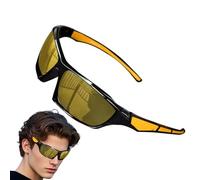 Générique Men's Polarized Sunglasses, Sun Protection Eyewear, Comfortable Fashion Frame, Lightweight Resistance, UV400 Lens Shield, Great for Outdoor Sports Like Driving or Fishing Trips