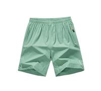 Générique Men's Quick-Dry Athletic Shorts with Zippered Pockets - Lightweight Running Gym Short (Apple Green,122)