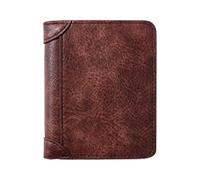 Générique Mens Short Wallet - Retro Style Multi Function Card Holder, Compact Design | Front Pocket Clutch Wallet with Coin Slot for Cash, Cards, Daily Carry, Travel, and Business Use