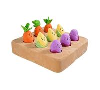 Générique Mental Stimulation Toy, Enrichment Dog Puzzle, Hidden Treat with Squeaker, Soft Plush Carrot, Foraging Mat with Colorful Design, Feeding Toy for Indoor and Outdoor Puppies Kittens