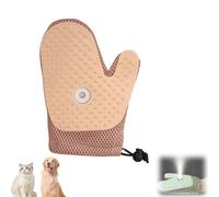 Générique Meowvo All in One Grooming Mist Glove for Pets, reusable quick de-shedding gloves for couch, clothing, for Dogs & Cats and Couch, Clothing (#2)
