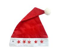 Générique Mere Noel Déguisement Bonnet Long De Personnalisé Chapeau Lumineux Béret Homme Rouge Accessoires Femme Adulte Cape Lutin Deguisement Pere Costume Vert Bérets Père Led Beret Mère Noël Basque