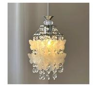 Générique Mermaid Shell Wind Chime Crystal Lamp Luxury Balcony Homestay Lighting