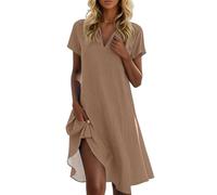 Générique Mes Commandes Robe Femme Chic Et Elegant Vert Sauge Longue Mariage Fluide Été Charleston Tenue Hawaienne Femme Robe De Mariage Bleu Roi Été Champetre Bal Promo (A07,XXL)