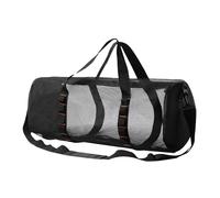 Générique Mesh Dive Bag | Cylindrical Gear Bag for Diving and Snorkeling | Foldable Mesh Duffle Bag for Swimming, Beach, and Sports Equipment Cylindrical Gear Bag,