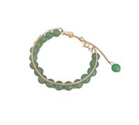 Générique Message Perles Anneaux Nouveau bracelet de perles en naturelle tempérament bracelet de perles personnalisé polyvalent léger et artisanat haut de gamme En Bijoux (Green, One Size)