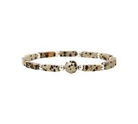 Générique Messages Acier Argenté Anneaux Bracelet d'améthyste naturel Antis pierres précieuses Chakras Bracelets extensibles pour les femmes Bracelet Cadeau Bleu Avec Bijoux (A, One Size)