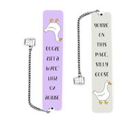 Générique Metal Bookmark - Funny Bookmark, Cherished Metal Bookmarks, 2X Funny Gag Creative Accessories Use for Women Men Retirement Graduation Birthday, Funnyy Reading Marker, Stylish Reading Marker