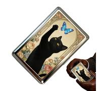 Générique Metal Business Card Holder - Anti-Theft Case, Business Card Holder Metal Case for Commuting, Premium Quality Sleeve, Modern-Style Wallet with -Blocking, High-End Grade Organizer for Storing