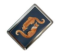 Générique Metal Card Case- Anti-Theft Slim Vintage Box, Protected Business Card Holder | Multi-Functional Wallet and Clip Unisex Organizer for Travel, Commuting, College, Women Money, Receipts