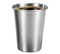 Générique Metal Drinking Cups - 350ml Reusable 304 Stainless Steel Travel Tumbler And Portable Mug For Coffee Tea Beer Water And Cold Drinks, Rustproof Cup For Kids Adults