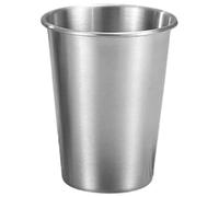 Générique Metal Drinking Cups, 350ml Rustproof Leakproof Reusable Mug, 4.13x3.27 Inches Stainless Steel Cup Travel Tumbler, For Kids Adults Home Restaurant Indoor Outdoor Camping Hiking Picnic