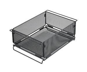 Générique Metal Mesh Pantry Organizer, Foldable Wire Basket, Reinforced Steel Grid with Anti-Rust Build, Industrial-Grade Storage with Farmhouse Style, Solution for Freezers and Restaurants