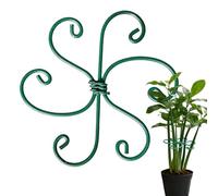 Générique Metal Plant Support, Stem Holder Stand, Reusable Rustproof Gardening Tool with Adjustable Clips, Indoor and Outdoor Plant, Horticulture with Strong Design, Potted Flower Support for Garden