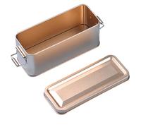 Générique Metal Rectangular Tin Box Lids - Candy Tinplate Box Storage,Dustproof Tins Cans Storage Container with Lid, Cookie, Cake, Cupcake and Brownie, Jewelry, Tea, Chocolate, Candy Pochy, Reusable