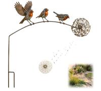 Générique Metal Robin Memorial Garden Stake，1