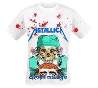 Metallica T-shirt Crash Course in Brain Surgery Jumbo Blanc XXL