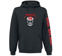 Générique Metallica Kill 'Em All - Skull Homme Sweat-Shirt à Capuche Noir S