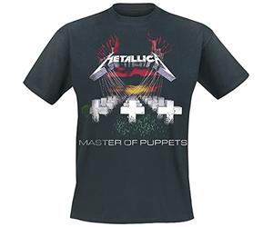 Générique Metallica Master of Puppets Homme T-Shirt Manches Courtes Noir 5XL 100% Coton Regular/Coupe Standard