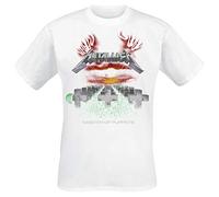 Générique Metallica Master of Puppets T-Shirt Manches Courtes Blanc