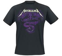 Générique Metallica Roam Oxidized Homme T-Shirt Manches Courtes Noir 100% Coton Regular/Coupe Standard