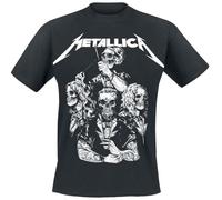 Générique Metallica S&M2 Crâne Costume Homme T-Shirt Manches Courtes Noir 100% Coton Regular