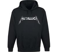 Générique Metallica Spiked Logo Homme Sweat-Shirt à Capuche Noir